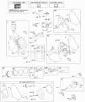 Camshaft Crankcase Cover Crankshaft Cylinder Lubrication Piston Group Diagram and Parts List for 122432-0120-E1  Briggs and Stratton Engine